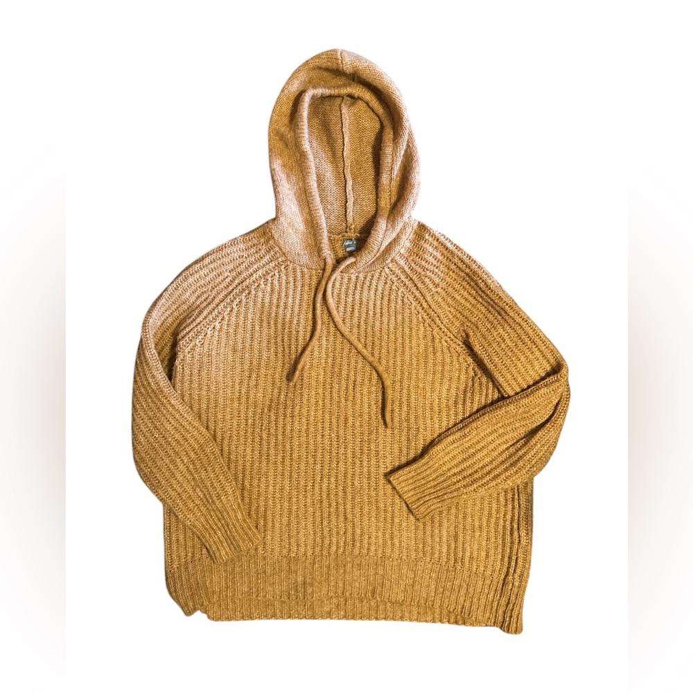 Aerie Knit Sweater With Hoodie, Size: Small